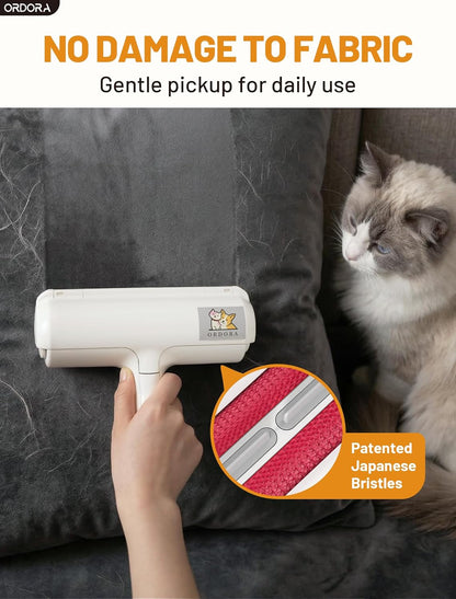 Professional Pet Hair Removal Tool: Eco-Friendly Reusable Lint Roller for Efficient Hair Removal from Furniture, Bedding, Vehicles, and Rugs in Multi-Pet Households